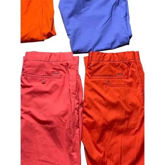 RLX Ralph Lauren Men's Golf Pants Size 32 Relaxed Fit Multicolor - Bundle of 5 - Picture 2 of 8